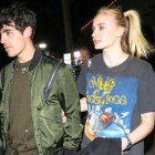 Joe Jonas y Sophie Turner, en Los Ángeles.