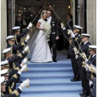 Victoria de Suecia y su novio, ya como marido y mujer.