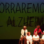 Miembros de la Fundación por Una Mañana sin Alzhéimer. JESÚS F. SALVADORES