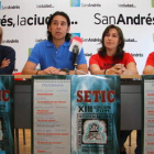 Teresa Lage y Ramón Sánchez durante la presentación.