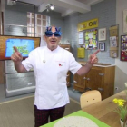 Karlos Arguiñano, en el programa de Antena 3 'Karlos Arguiñano en tu cocina'.