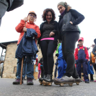 Paticipantes en la última San Silvestre con galochas. ANA F. BARREDO