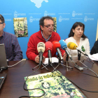 José Alonso, Gaztelumendi, Marisa Cela y Cristina Dapia, ayer en la sede del Consejo.