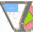 Plano del espacio comercial previsto en San Andrés del Rabanedo. AYUNTAMIENTO DE SAN ANDRÉS