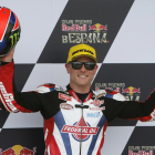 El piloto británico de Moto2 Sam Lowes, en el circuito de Jerez.