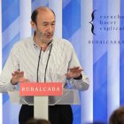Rubalcaba, ayer en el foro Educación para el empleo.