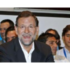 Rajoy durante la segunda jornada de la Convención Nacional del PP