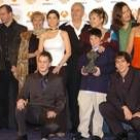 Foto de familia durante la entrega de los premios TP de oro