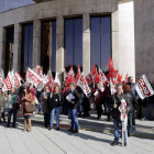 La protesta, a las puertas de la Junta