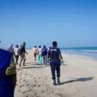 Búsqueda de sobrevivientes del naufragio de dos embarcaciones con migrantes en las costas de Godoria, Yibuti.