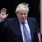 Boris Johnson abandona su residencia oficial, el 10 de Downing Street.