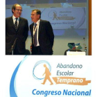 Gabilondo, junto a Mateos, en el congreso