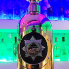 Imagen de archivo de la botella de vodka Russo-Baltique.