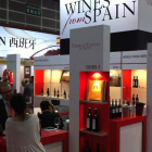 Los vinos del Bierzo estuvieron presentes en la Vinexpor de Hong-Kong de 2012.