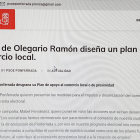 Página web del PSOE de Ponferrada que dirige Olegario Ramón y que viene a desdecir el 15 de mayo pasado lo que él mismo publicó este jueves con su twit. DL