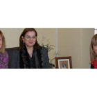 Rodríguez Carús, María Eugenia Sacristán y María Eugenia Gancedo, en una imagen de archivo.