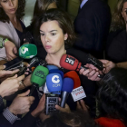La vicepresidenta del Gobierno, Soraya Sáenz de Santamaría. EMILIO NARANJO