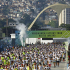 Un maratón de mujeres celebrado en el Sambódromo de Río el paso mes de abril.
