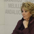 Esperanza Aguirre, en el Comité Ejecutivo Nacional del PP.