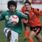 Alberto consiguió el tercer gol de la tarde en el estadio maragato de La Eragudina.