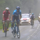 Alejandro Valverde y Dani Navarro, en acción.