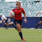 María Casado es una de las jugadoras de referencia de la selección española de rugby. FER