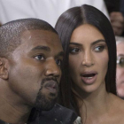 Kim Kardashian y su marido, Kanye West, en la Semana de la Moda de París, el pasado mes de septiembre.