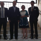 Luis Alberto Gómez, Joaquín Silgueiro, Ángela Casado y Juan Carlos Suárez-Quiñones.