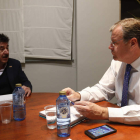 Javier Reyero y Silván, ayer en la sede del PP.