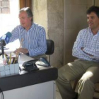 Joaquín Jarrín, a la derecha, junto a Jacinto Bardal en una imagen de archivo.