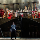 Marco Vratogna como el barón Scarpia en ‘Tosca’ de The Royal Opera. CLIVE BARDA