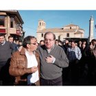 La delegada del Gobierno, María José Salgueiro, el consejero de Empleo, Carlos Fernández Carriedo, y el alcalde de Villalar, Luis Alonso Laguna, acompañaron a Herrera. JCYL