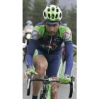El ciclista gallego del equipo Comunidad Valenciana, David Blanco