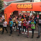 Un momento del inicio de la actividad solidaria. ARAUJO