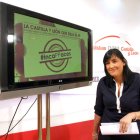 Ana Sánchez, ayer, en la presentación de la campaña.