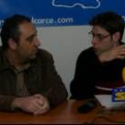 Fernando Valcarce e Iván Alonso, el sábado durante la rueda de prensa que inició la polémica