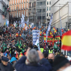 Miles de policías se manifestaron ayer por Madrid apoyados por PP, Vox y Cs. J.J.GUILLEN