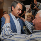 Rodríguez Zapatero arropó a la candidata del PSOE a la Alcaldía de Ponferrada.