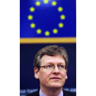 El comisario europeo Laszlo Andor, en el Parlamento.