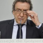De Santiago-Juárez, ayer, en rueda de prensa.