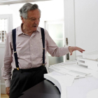 Rafael Moneo en su estudio