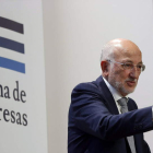 Juan Roig, durante la inauguración del espacio.
