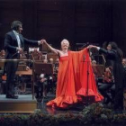 Imagen de una de las actuaciones de la soprano en el Teatro Real