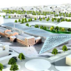 Imagen virtual del Palacio de Congresos, que se construirá tras la rehabilitación de la antigua azuc