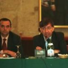 Roberto Quber, derecha, en una imagen de archivo durante una rueda de prensa