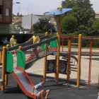 Juegos infantiles en un parque de San Andrés. DL