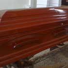 Un ataúd.