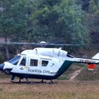 La Guardia Civil hizo uso de uno de sus helicópteros para rescatar a los montañeros. G.C.