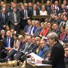 Imagen de archivo de una reunión del Parlamento británico.