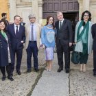 Las autoridades, antes de iniciar el congreso. F. OTERO PERANDONES